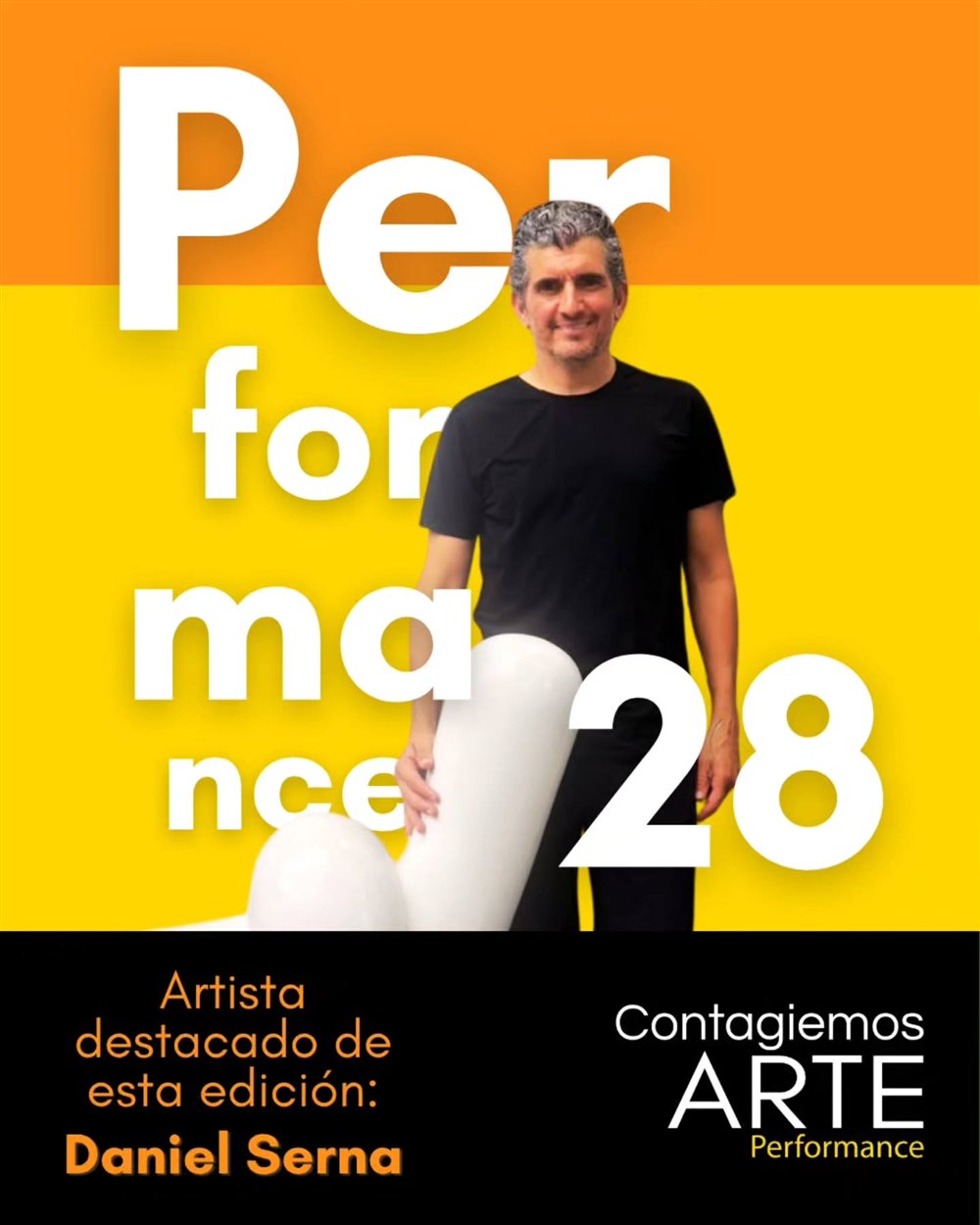 Contagiemos ARTE · Performance 28 — cartel o imagen del evento
