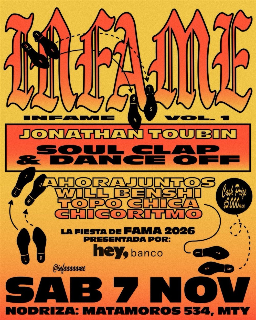 Fiesta oficial de FAMA 2026 · Soul Clap and Dance-Off — cartel o imagen del evento