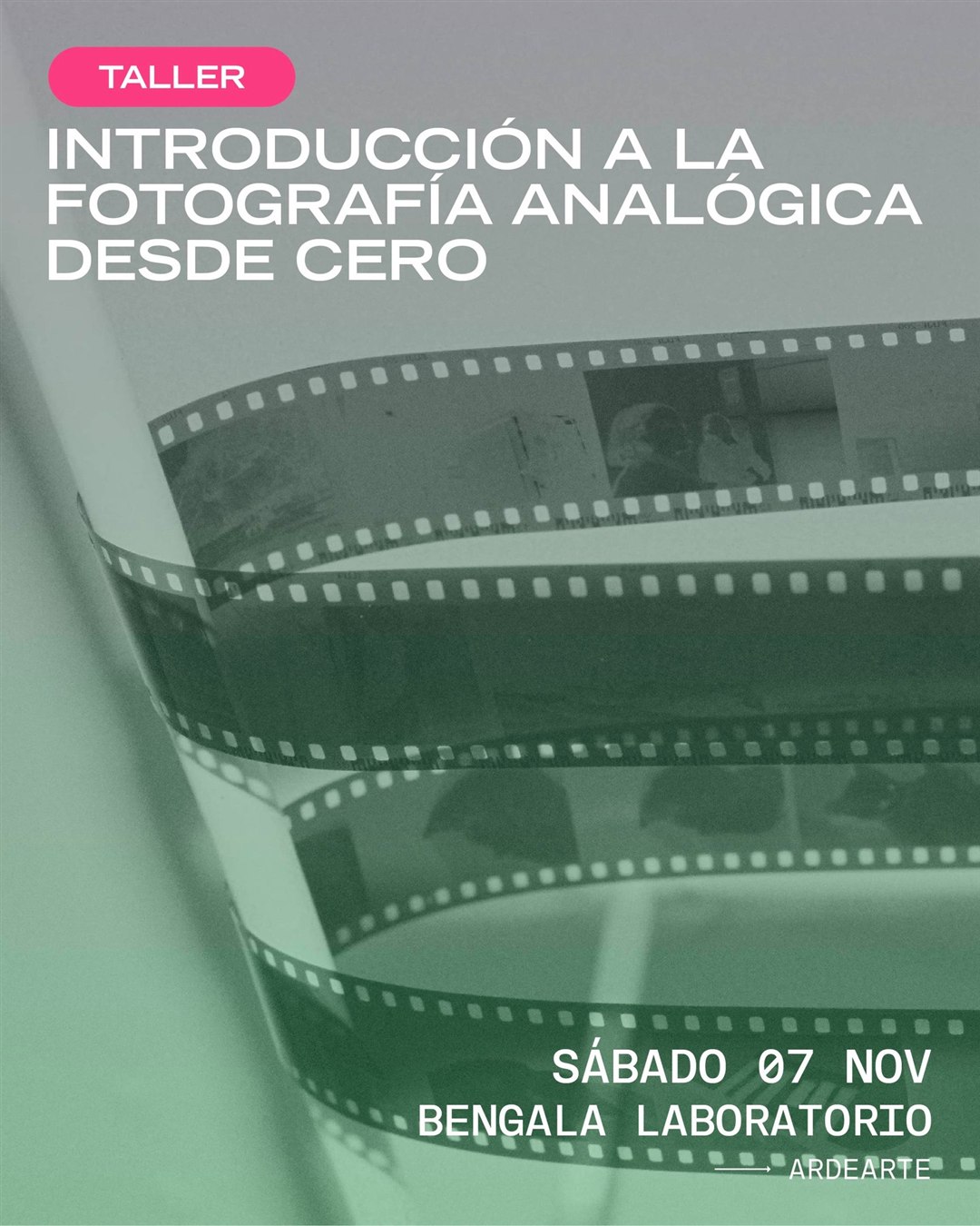 Introducción a la fotografía analógica desde cero — cartel o imagen del evento